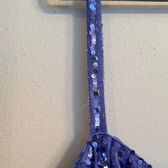 Eloquii Sparkling Purple Sequined Midi Dress - Picture 8 of 12